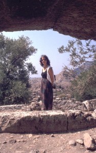 On holiday in Turkey, aged 16. How cool am I? I wish I had some Glastonbury photos from 1993 but I seem to have lost them!